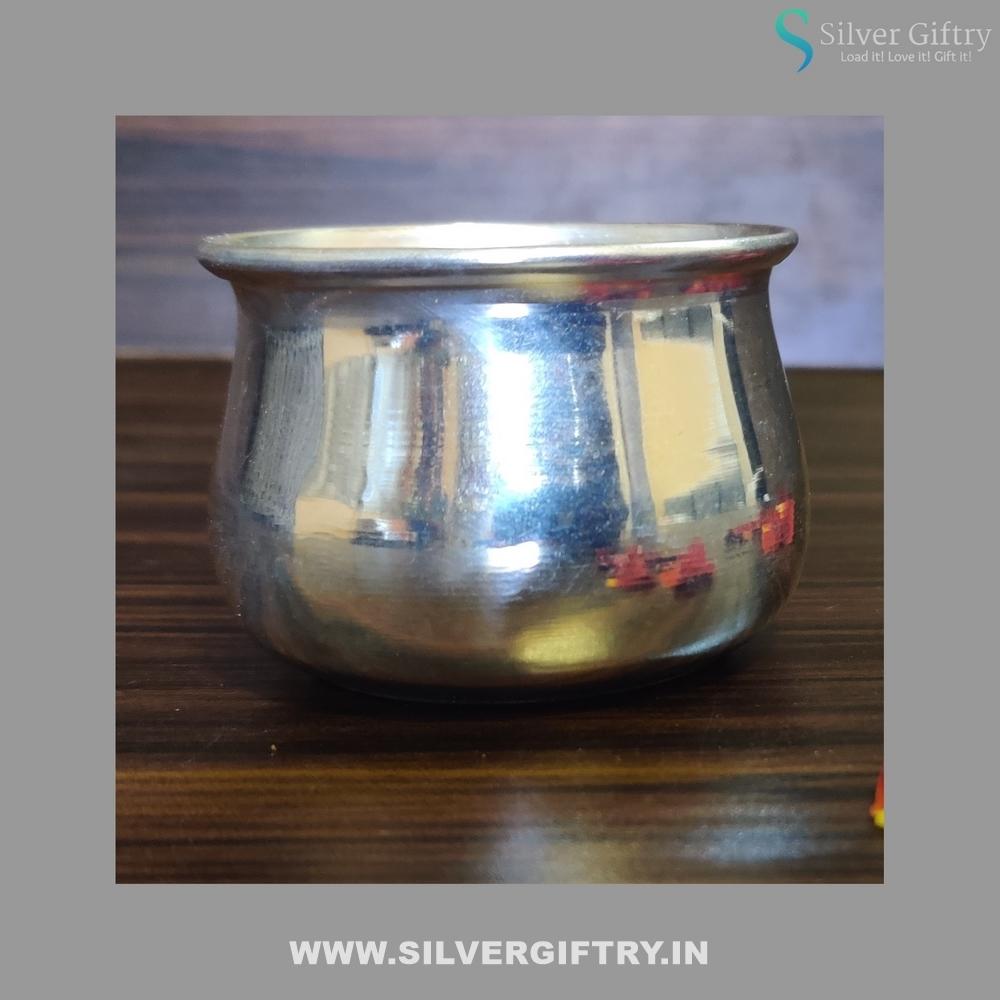German Silver Plain Dasaya Bowl | Silver Giftry | SGT20K297