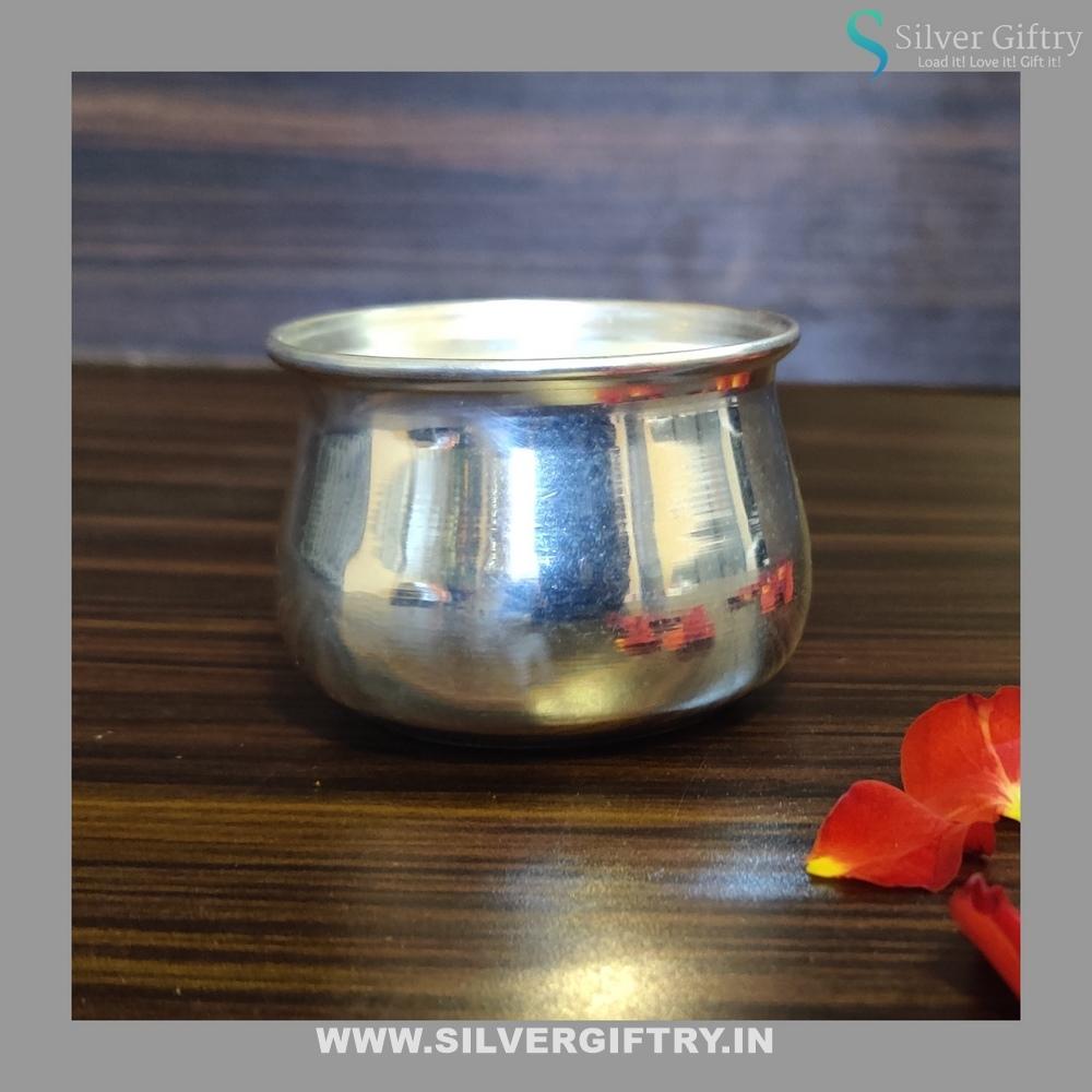German Silver Plain Dasaya Bowl | Silver Giftry | SGT20K297