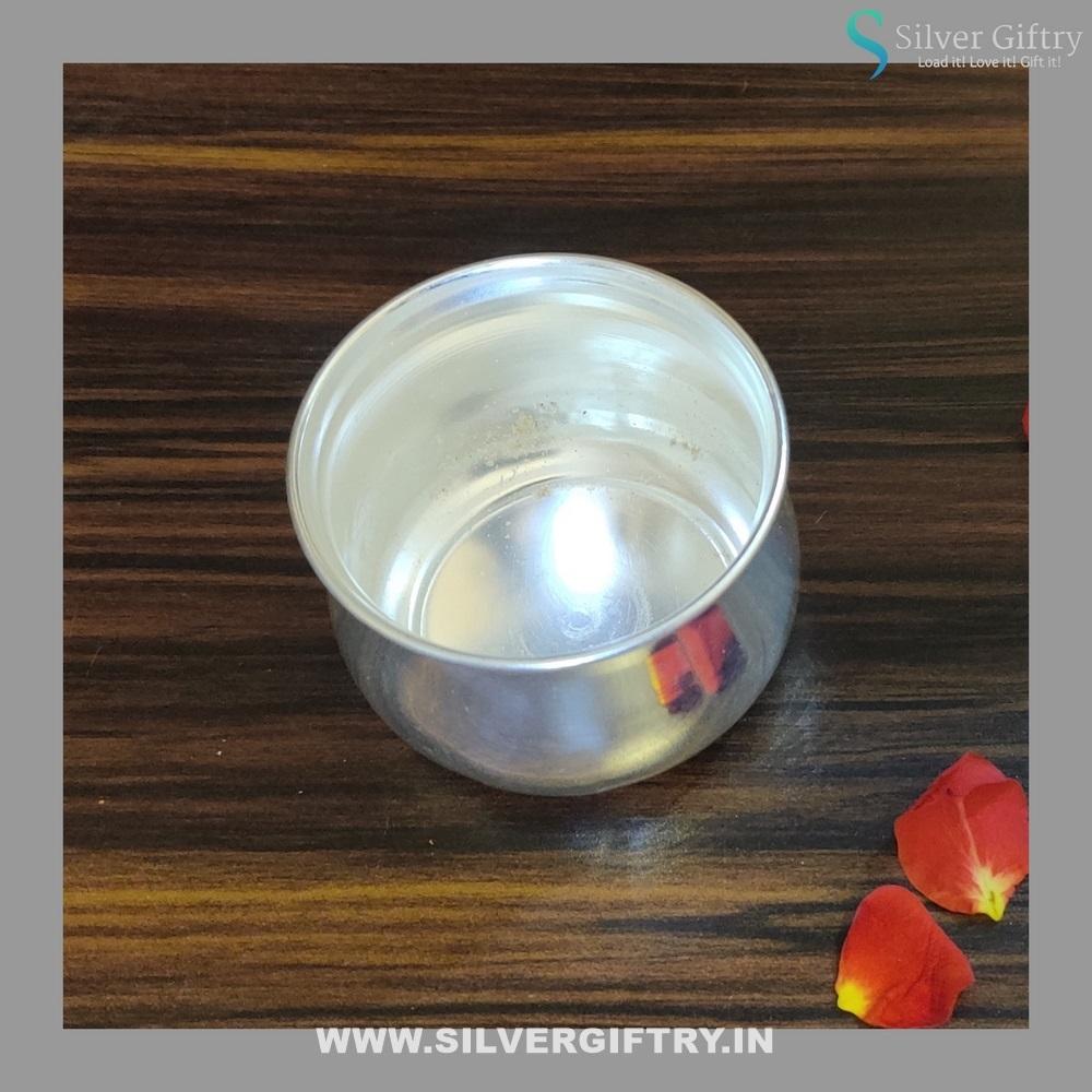German Silver Plain Dasaya Bowl | Silver Giftry | SGT20K297