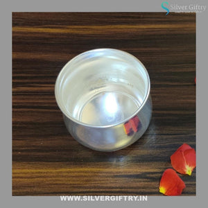 German Silver Plain Dasaya Bowl | Silver Giftry | SGT20K297