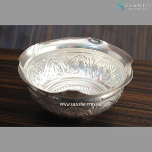 German Silver Prasadam Bowl | Silver Giftry | SGT20K309