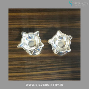 German Silver Star 2" Deepa Pair | Silver Giftry | SGT20K318