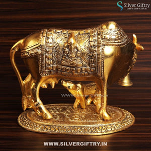 Gold Cow and Calf Big | Silver Giftry | SGT20K343