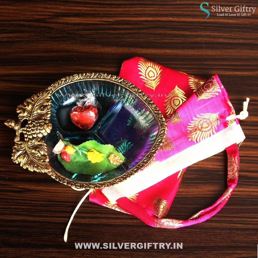 Gold Pan Tray Bag | Silver Giftry | SGT20K344