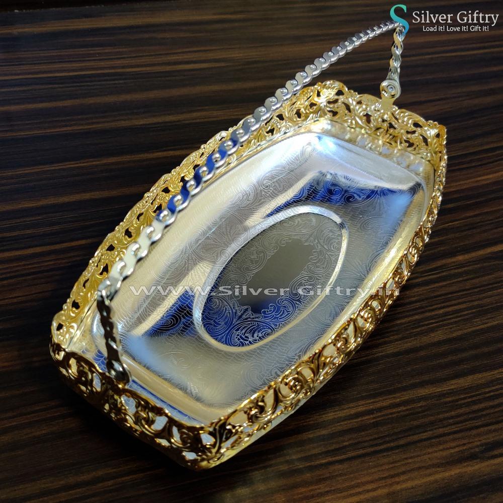 Imported Boat Shape Tray | Silver Giftry | SGT20K361