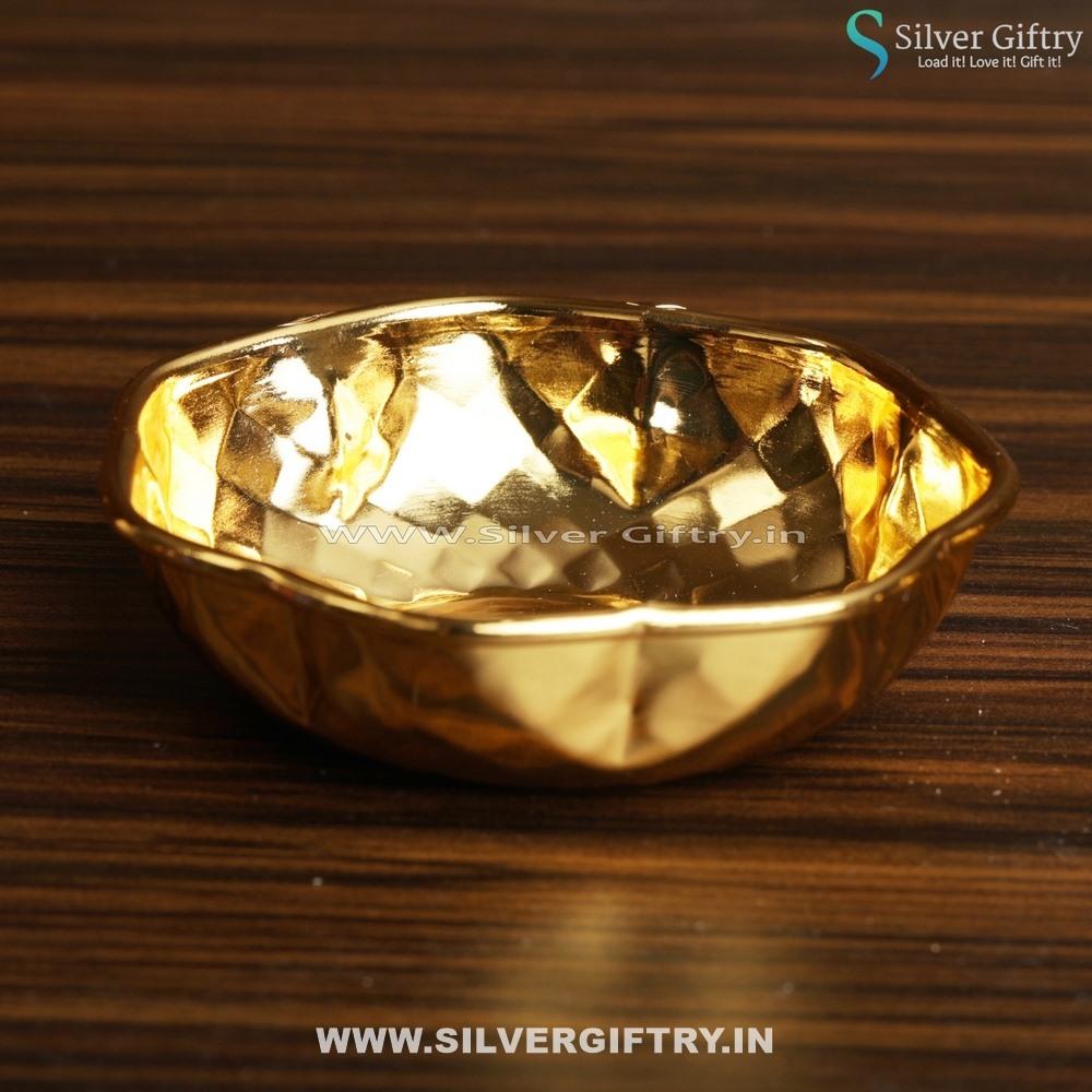 Imported Gold Bowl 3.5" | Silver Giftry | SGT20K377