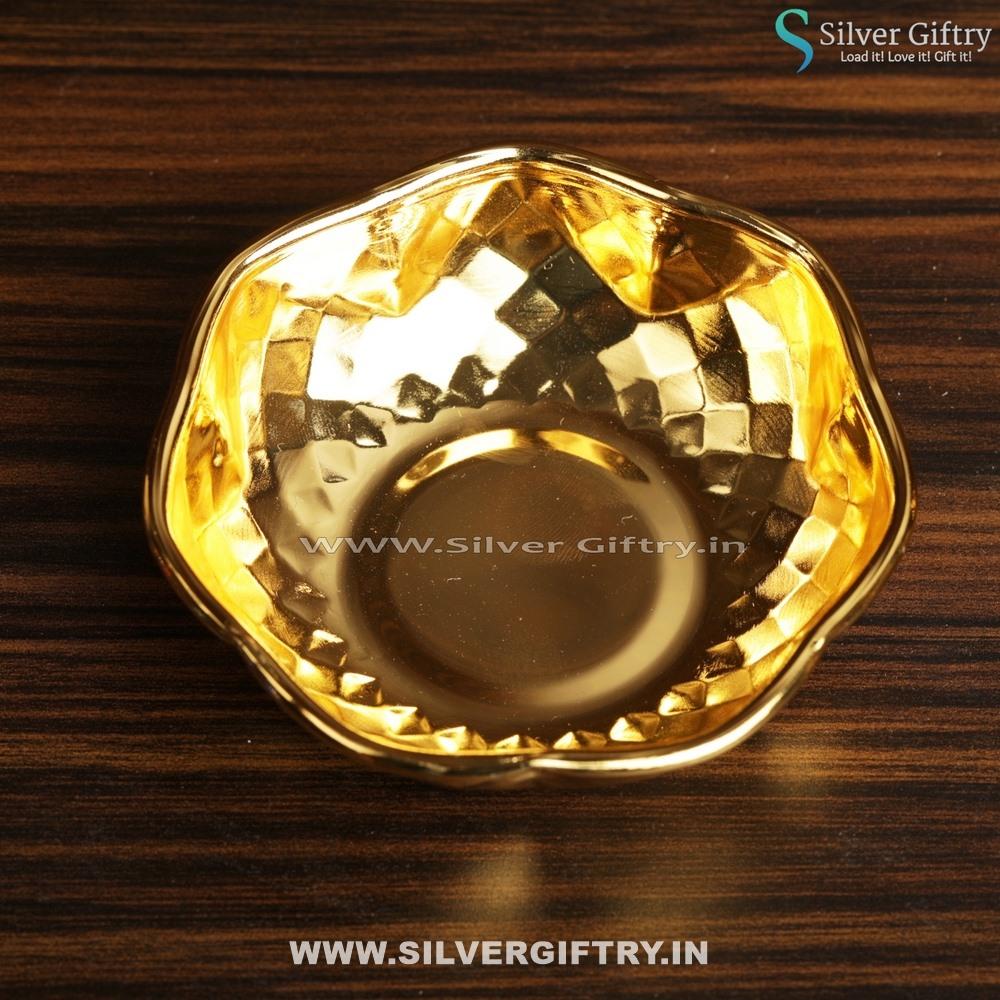 Imported Gold Bowl 3.5" | Silver Giftry | SGT20K377