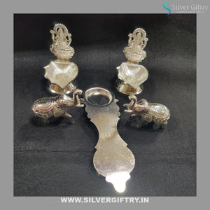 Lakshmi Diya Combo | Silver Giftry | SGT20K403