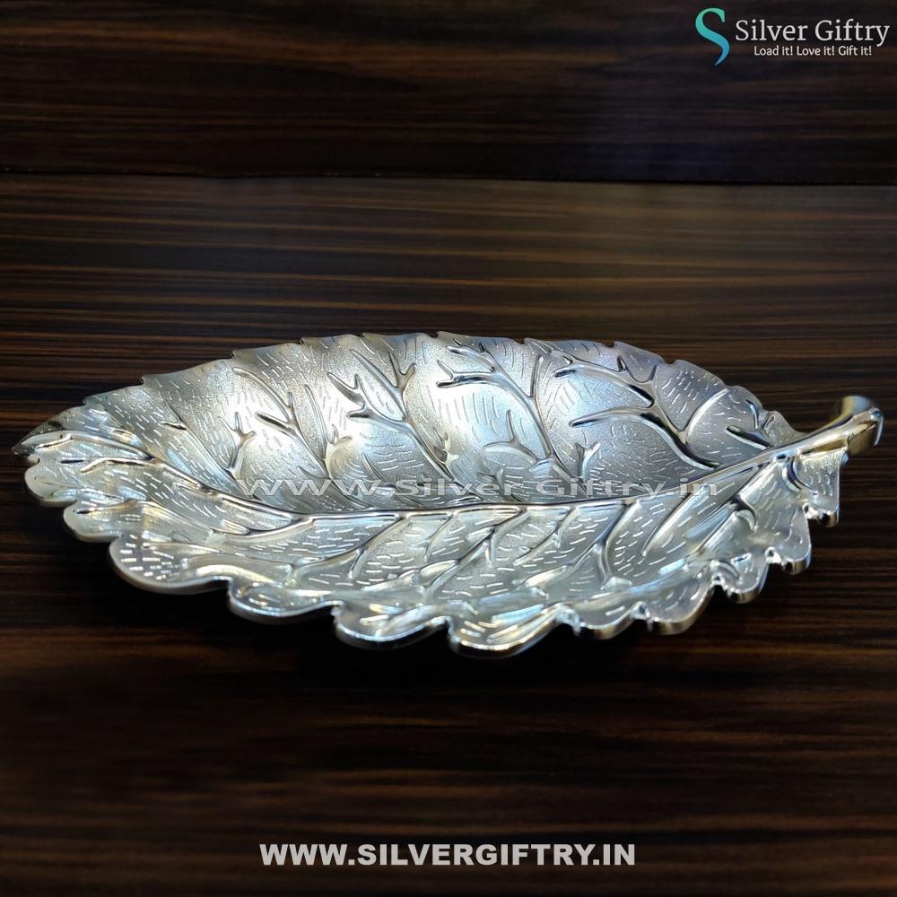 Leaf Plate 9" | Silver Giftry | SGT20K407