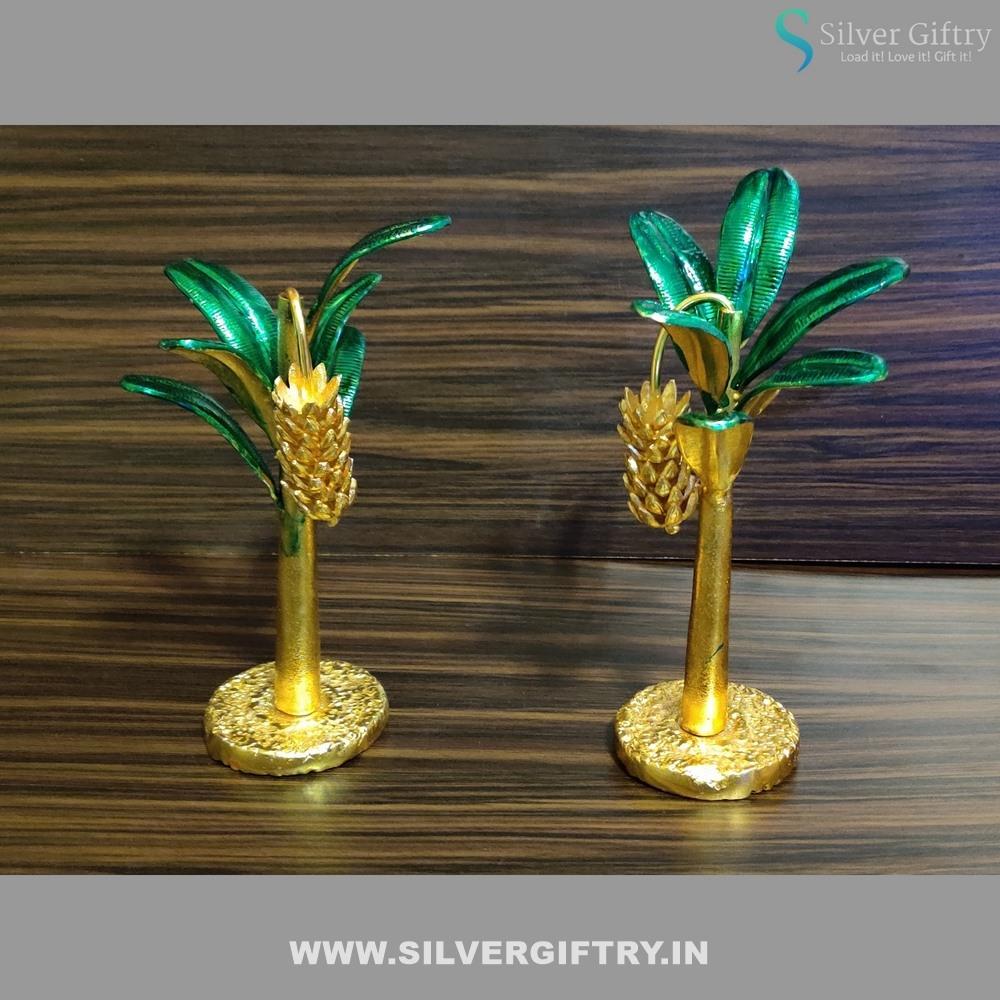 Limited Edition Banana Tree 10" Pair | Silver Giftry | SGT20K408