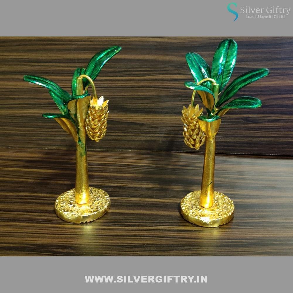 Limited Edition Banana Tree 10" Pair | Silver Giftry | SGT20K408