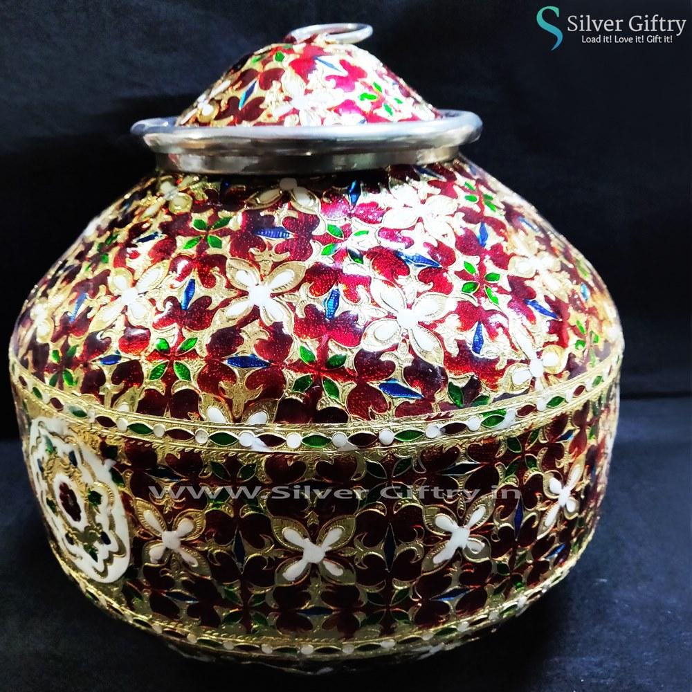 Meenakari Kodapana 12" | Silver Giftry | SGT20K416
