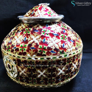 Meenakari Kodapana 12" | Silver Giftry | SGT20K416