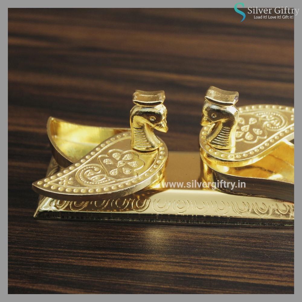 Peacock KumKum Dabbi | Silver Giftry | SGT20K437