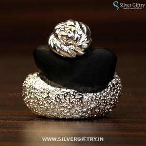 Pure Silver Cute Baby Ganesha 1 inch | Silver Giftry | SGT20K446