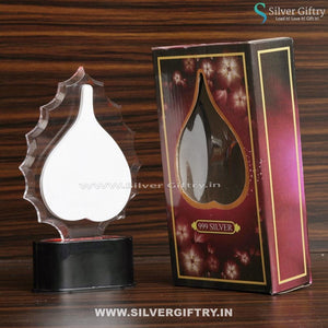 Pure Silver Ganesh 3D Silver Frame Gift | Silver Giftry | SGT20K447