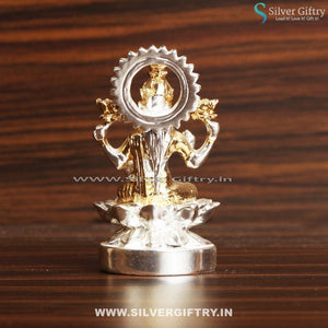 Pure Silver Lucky Lakshmi Coin Idol | Silver Giftry | SGT20K452