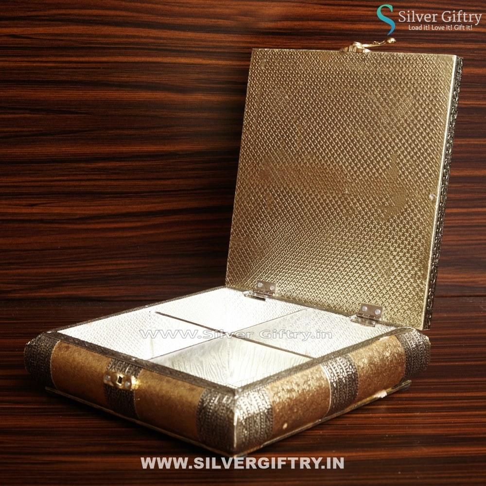 Rajwadi Dry Fruit Box | Silver Giftry | SGT20K459