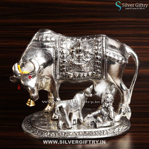 Silver Cow and Calf Big | Silver Giftry | SGT20K470