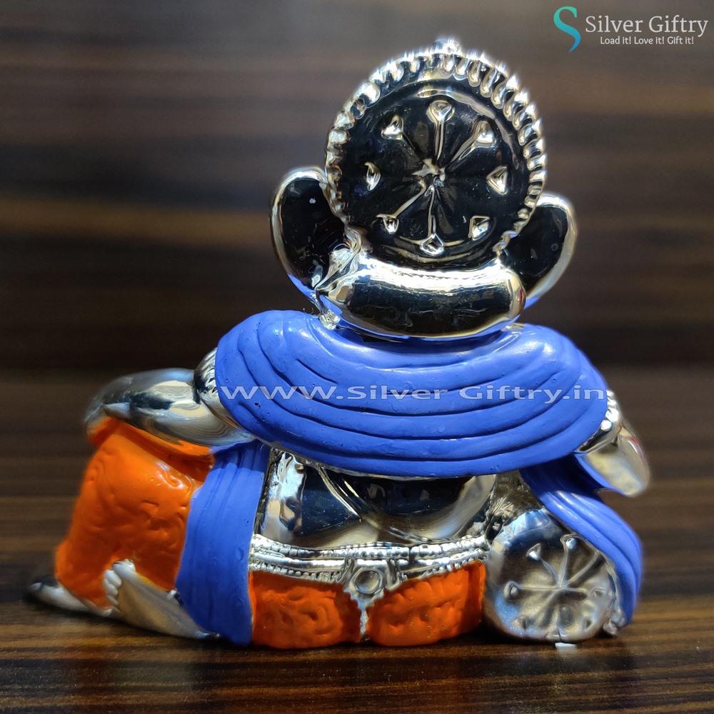 Silver Ganesh Maharaj | Silver Giftry | SGT20K473
