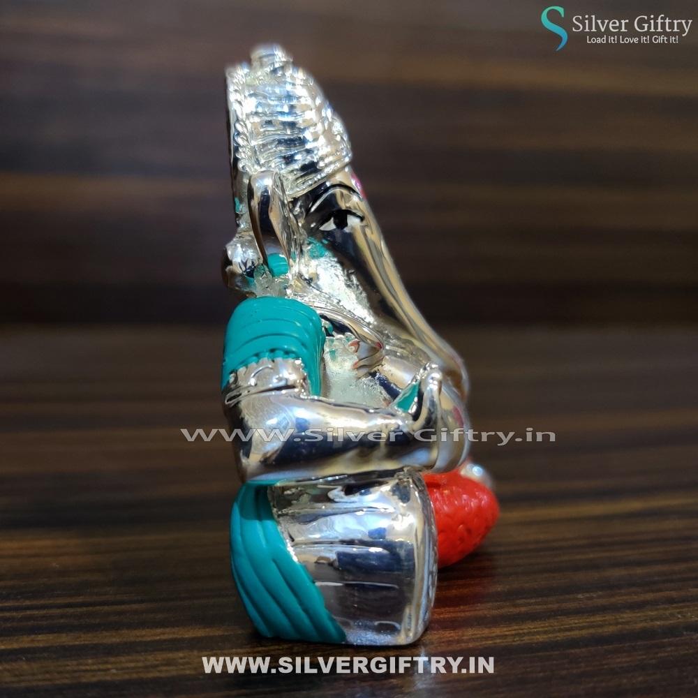 Silver Ganesh Maharaj | Silver Giftry | SGT20K474