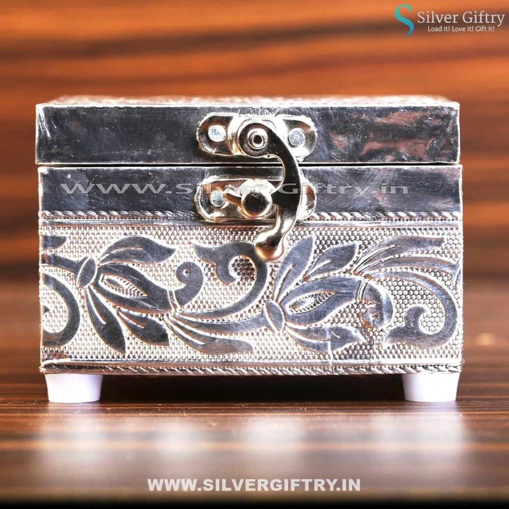 Silver Viraj Box 4x4" | Silver Giftry | SGT20K477