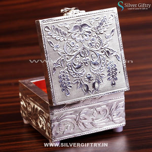 Silver Viraj Box 4x4" | Silver Giftry | SGT20K477