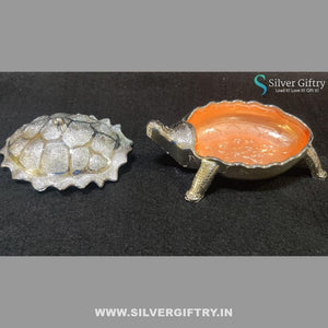 Tortoise Dry Fruit Box | Silver Giftry | SGT20K483