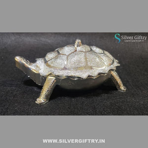 Tortoise Dry Fruit Box | Silver Giftry | SGT20K483