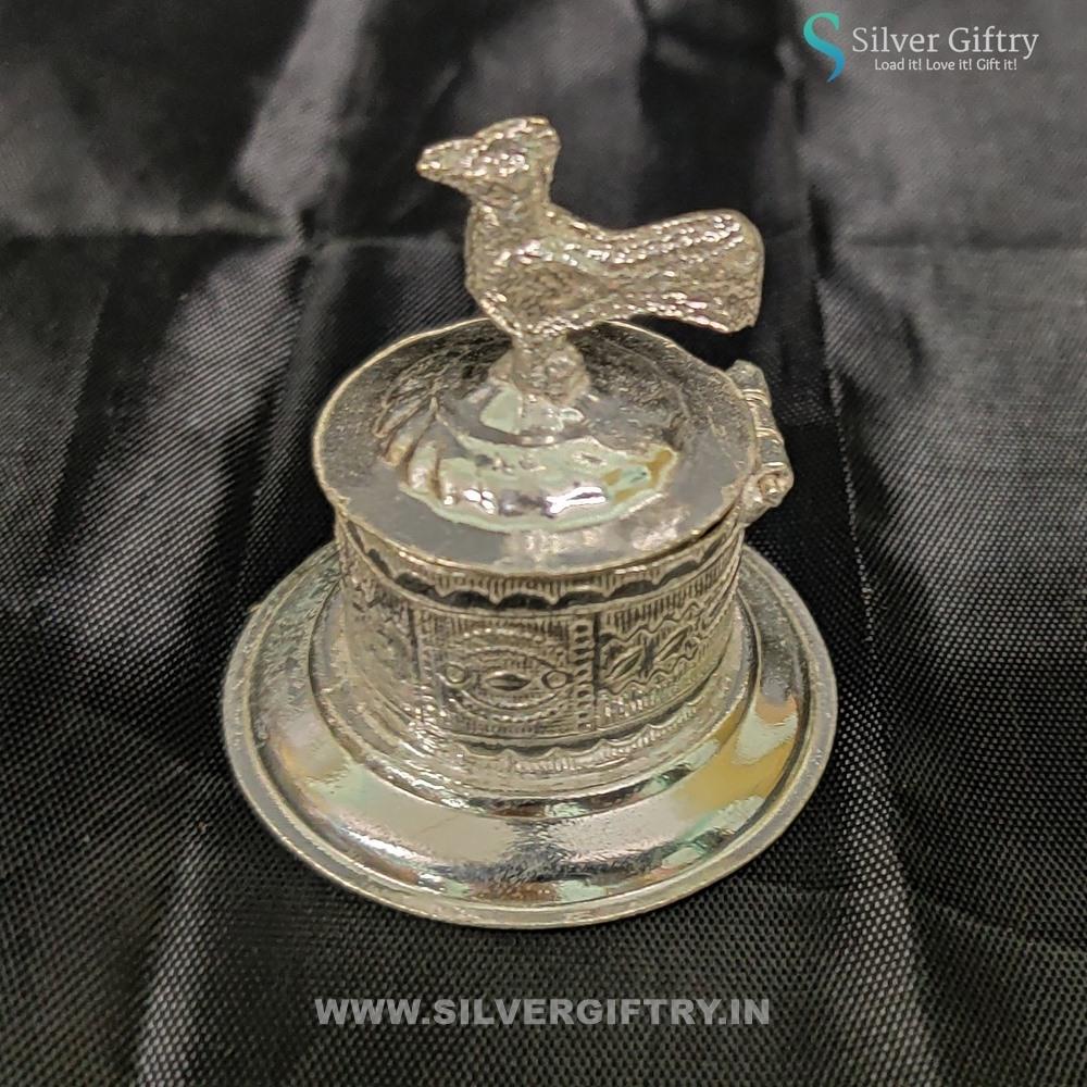 German Silver Peacock Dabbi | Silver Giftry | SGT20K532