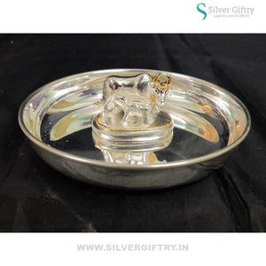 2" Cow And Calf with German Silver Plate | Silver Giftry | SGT20K539