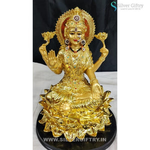 24Kr Gold Plated Maha Lakshmi Idol 12" | Silver Giftry | SGT20K543