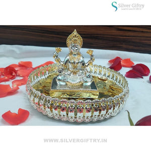 24Kr Mahalaxmi Combo Set | Silver Giftry | SGT20K546