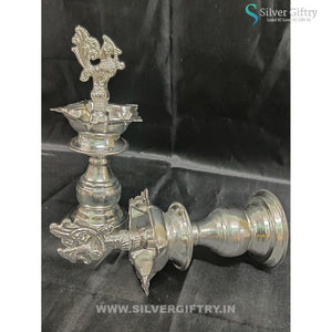 6.5" German Silver Deepam | Silver Giftry | SGT20K555