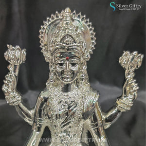 Pure Silver Coated Lakshmiidol 5" | Silver Giftry | SGT20K577