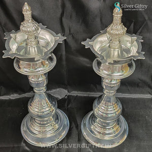 German Silver Trishanku Deepam 13" | Silver Giftry | SGT20K578