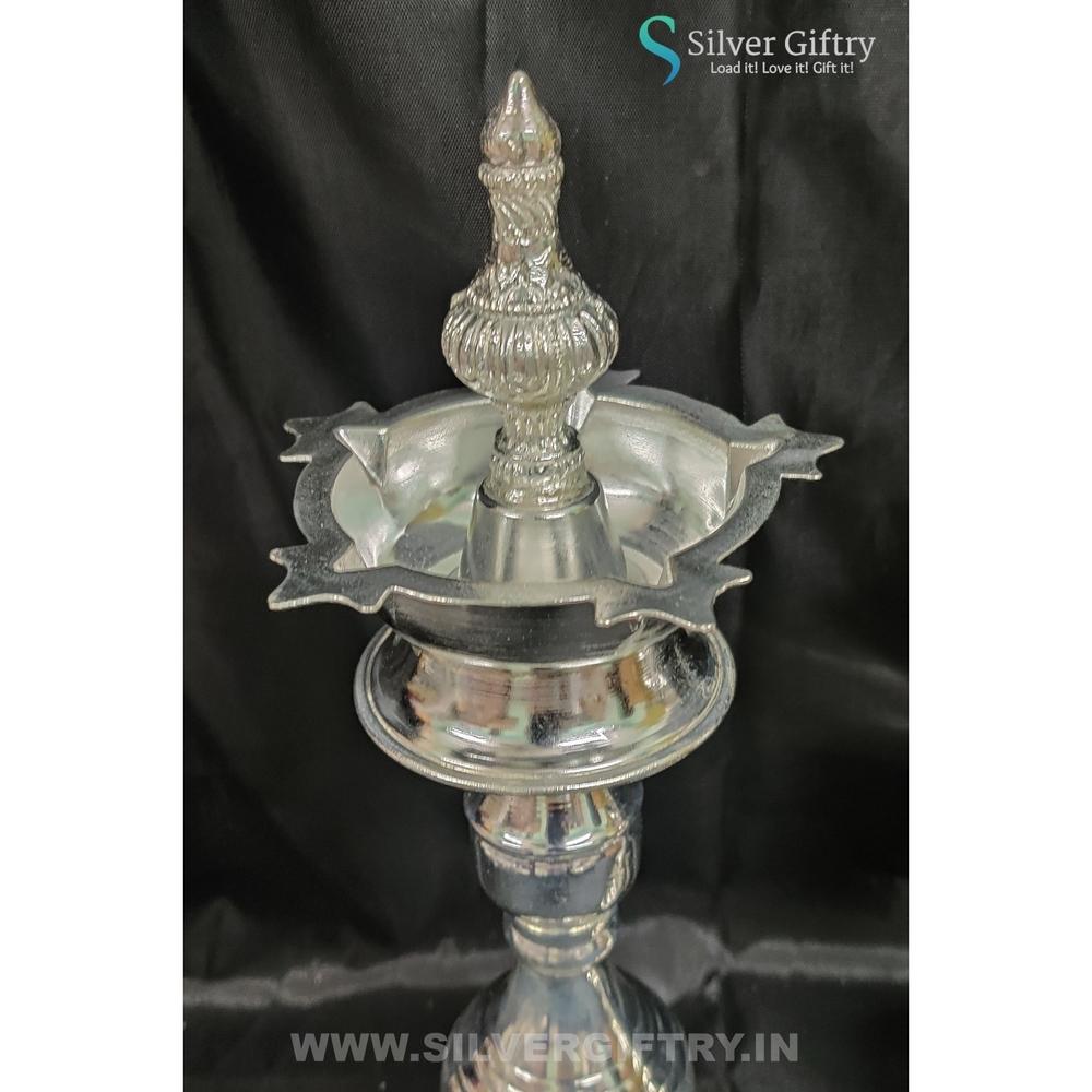German Silver Trishanku Deepam 13" | Silver Giftry | SGT20K578