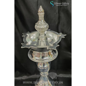 German Silver Trishanku Deepam 13" | Silver Giftry | SGT20K578