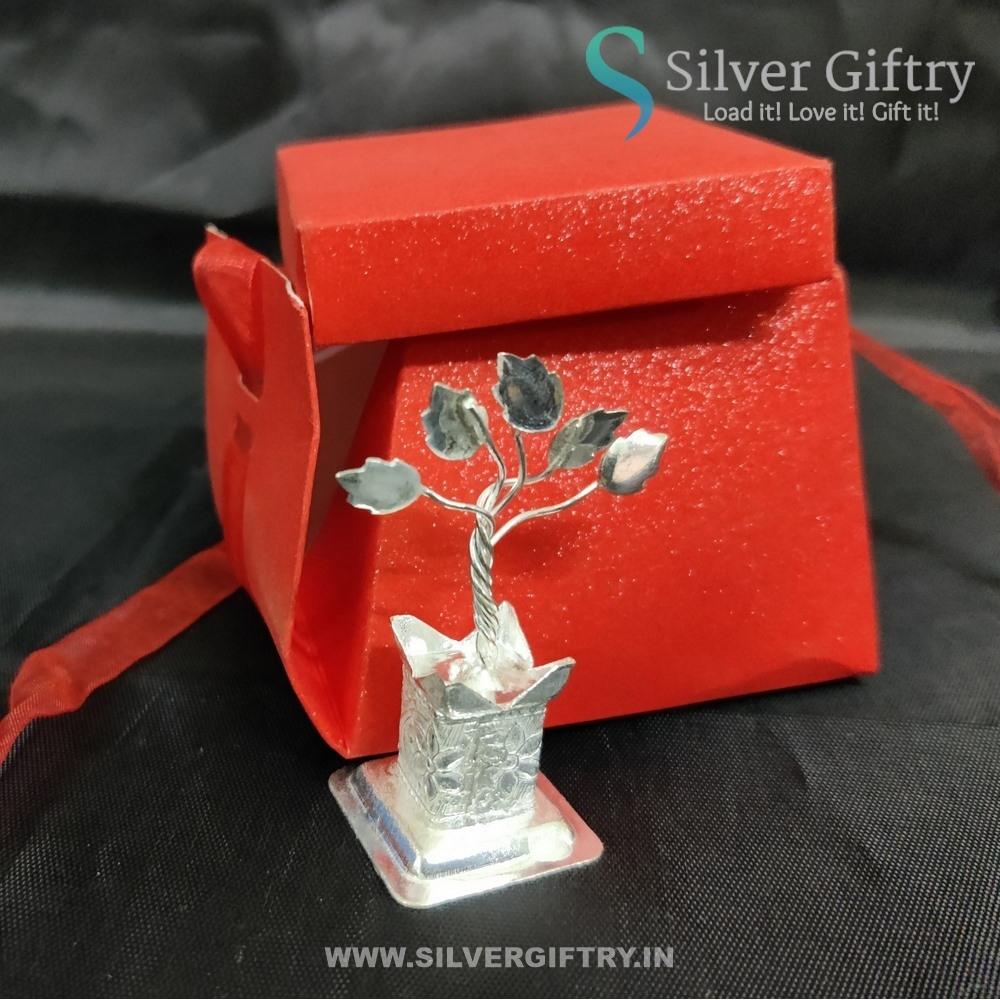 German Silver Tulsi Miniature | Silver Giftry | SGT20K607