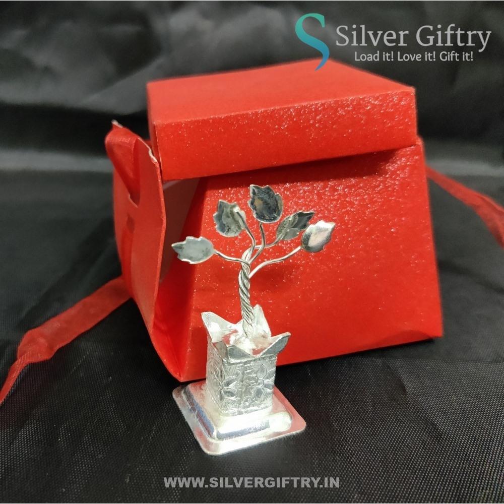 German Silver Tulsi Miniature | Silver Giftry | SGT20K607