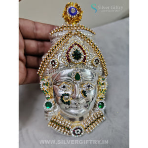 Beautiful 6" Lakshmi Face | Silver Giftry | SGT20K614 | Silver Giftry