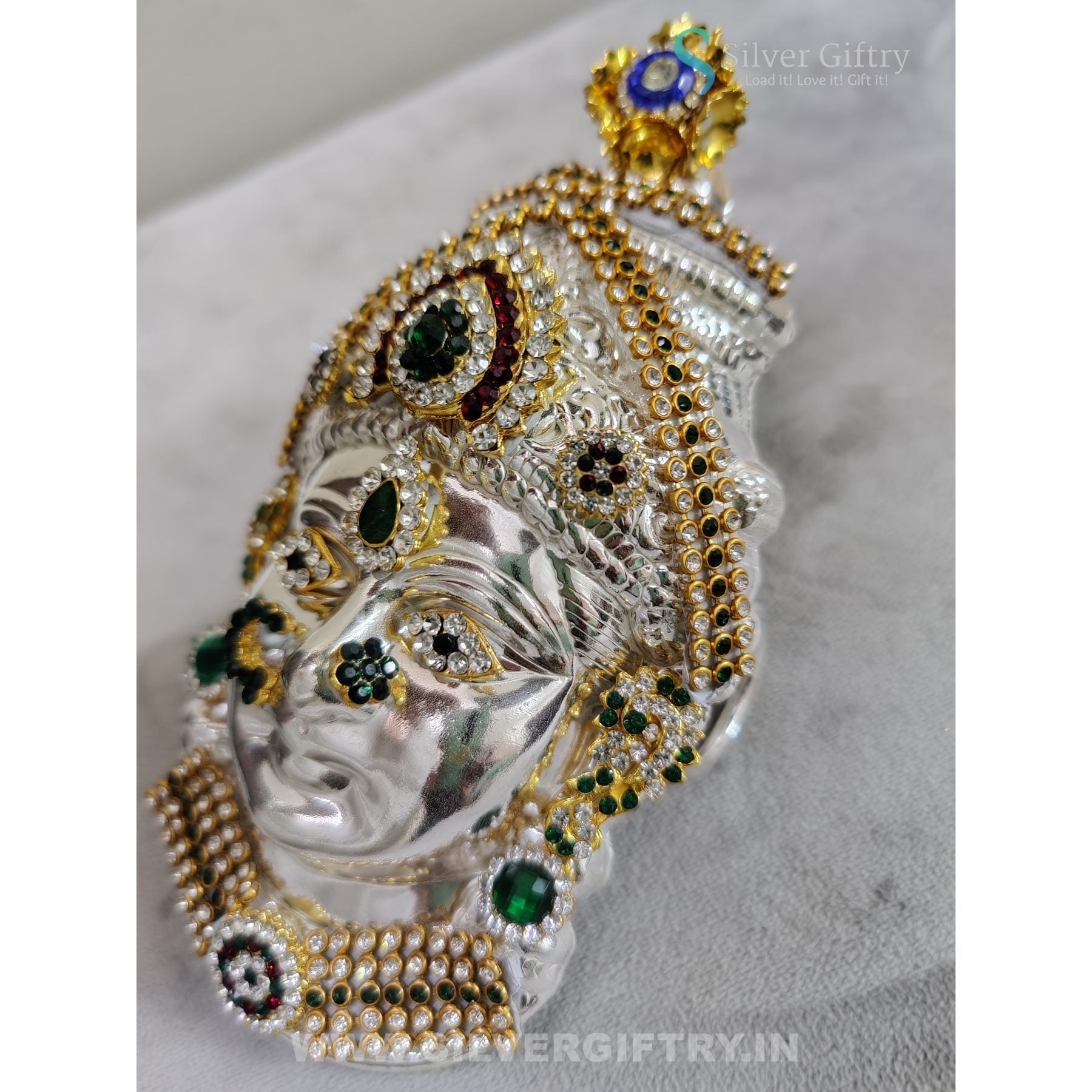 Beautiful 6" Lakshmi Face | Silver Giftry | SGT20K614 | Silver Giftry