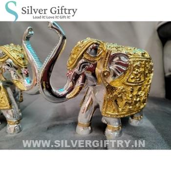 Maharaj Elephant Pair 6"