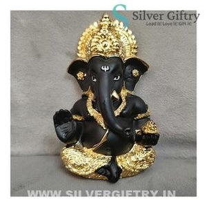 Gold Coated Ganesh Idol 3.3" | Silver Giftry | SGT20K646