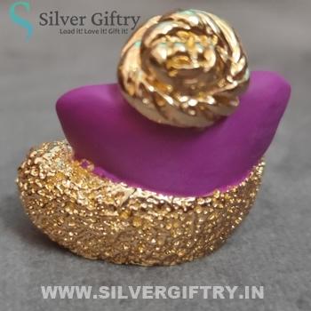 Cute Baby Ganesh Idol 1" ( Purple)