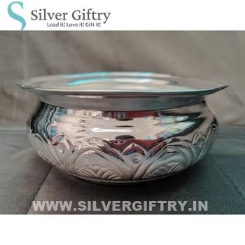 German Silver Fancy Urli 8" | Silver Giftry | SGT20K660