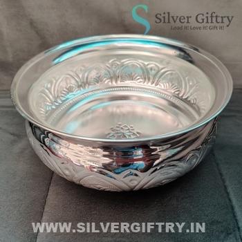 German Silver Fancy Urli 8"