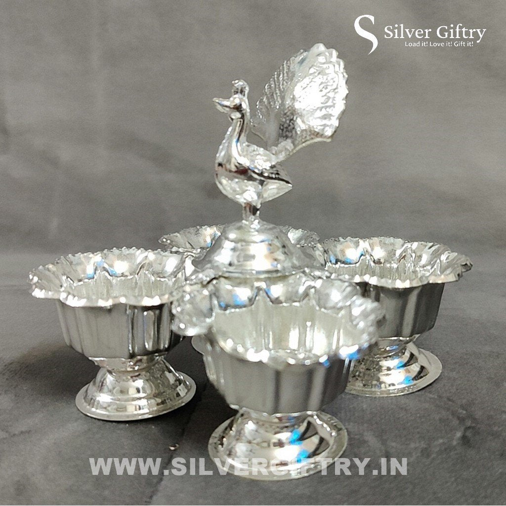 Cute Pure Silver Kamala Lakshmi | Silver Giftry | SGT20K141