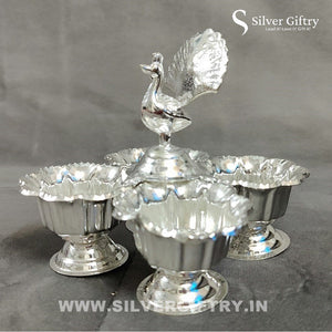Cute Pure Silver Kamala Lakshmi | Silver Giftry | SGT20K141