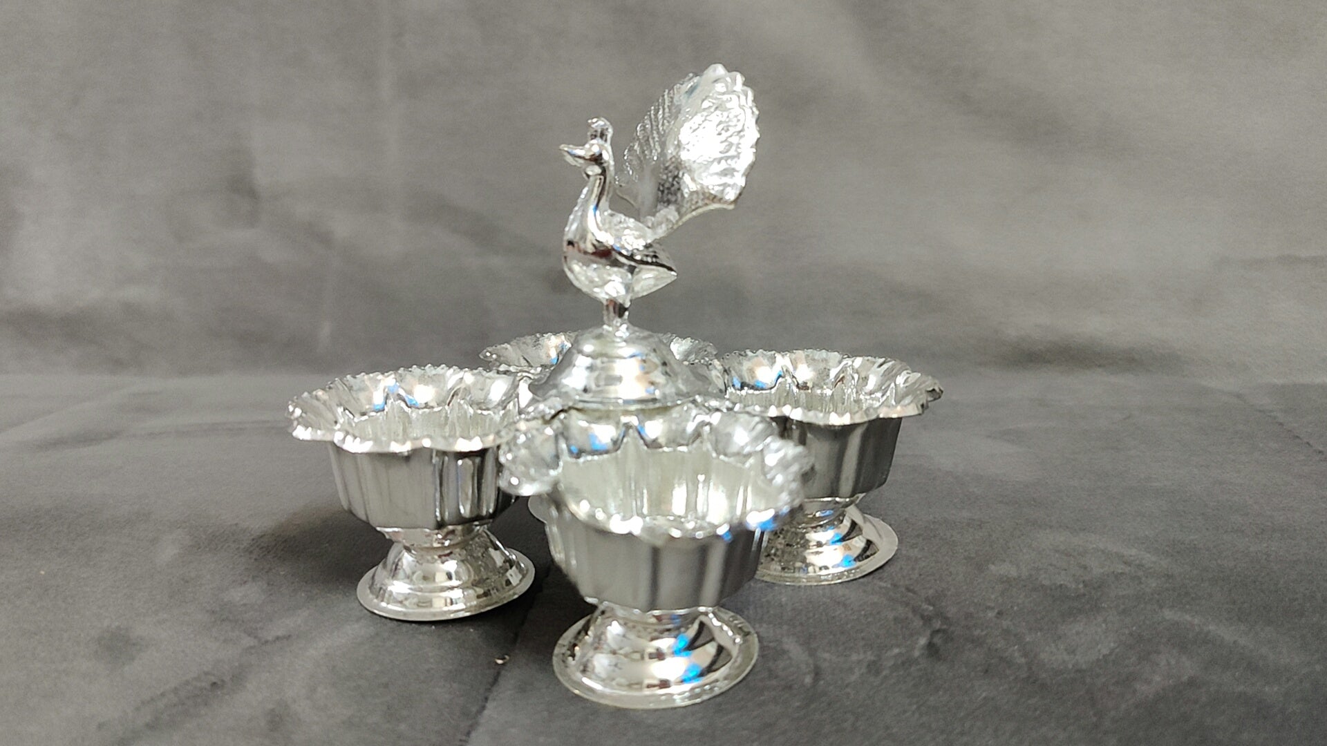 German silver washable panchawala 4cup